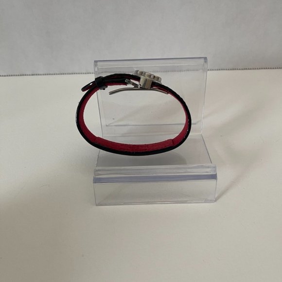 Louis Vuitton Good Luck Bracelet Monogram Leather Black (115173) - Picture 2 of 3